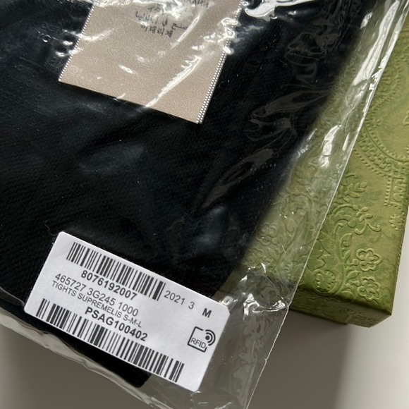 Gucci Tights Stockings Supremalis Logo - Picture 7 of 9